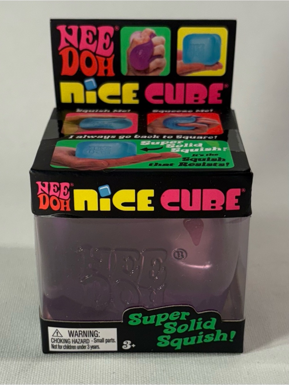 💜 [4/$75] NEW NEE DOH NICE CUBE SUPER SOLID SQUISH! VIRAL SQUISHY TOY SCHYLLING